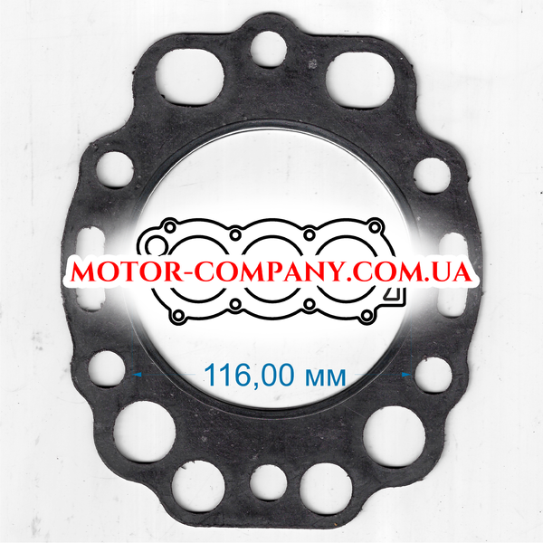 Прокладка ГБЦ трактор Foton FT180D 14234666 фото